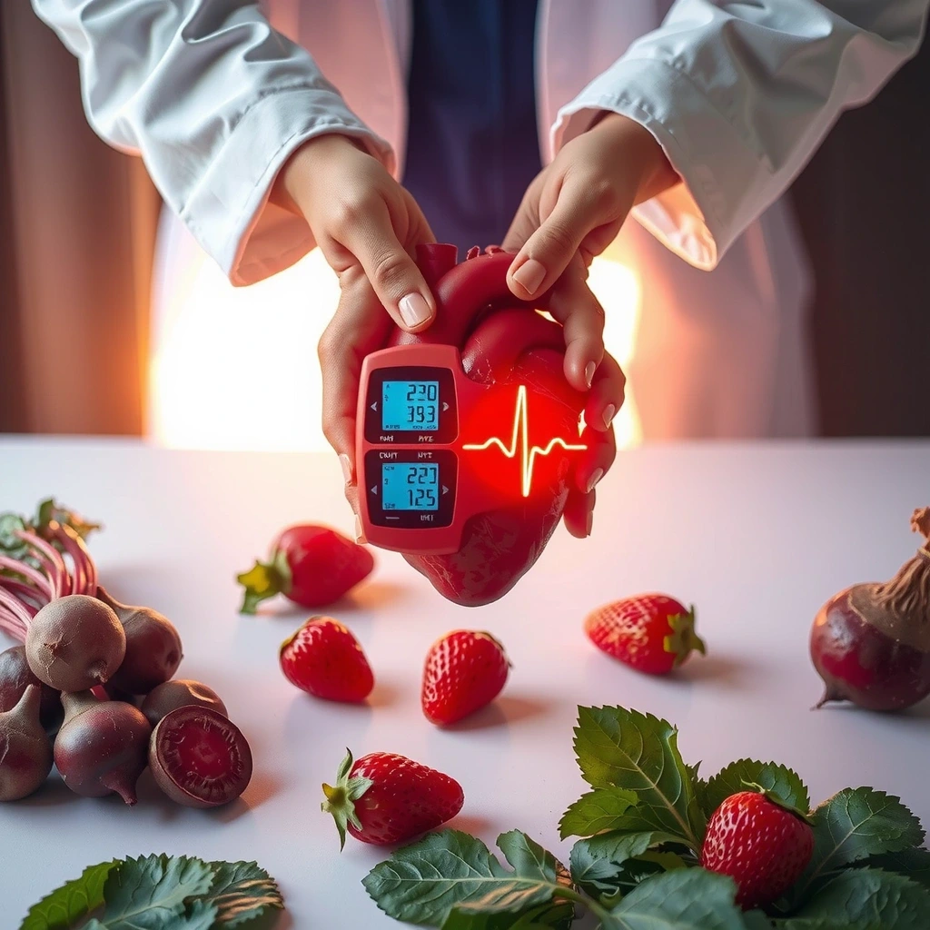 Abstrakcyjna wizualizacja rytmu serca